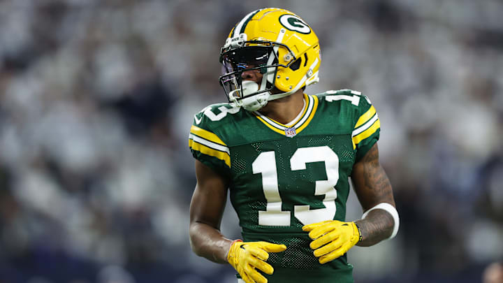 Green Bay Packers wide receiver Dontayvion Wicks