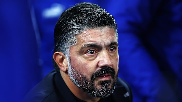 Gennaro Gattuso coache l'OM. Gennaro Gattuso coache l'OM.