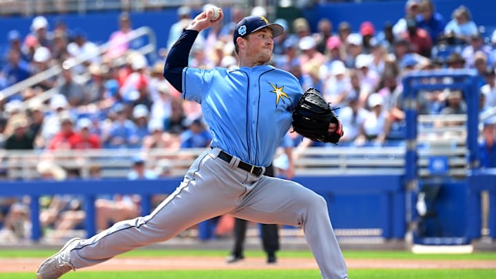Tampa Bay Rays pitcher Drew Rasmussen.