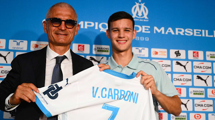 Valentin Carboni - ancien de l'OM, prêt terminé