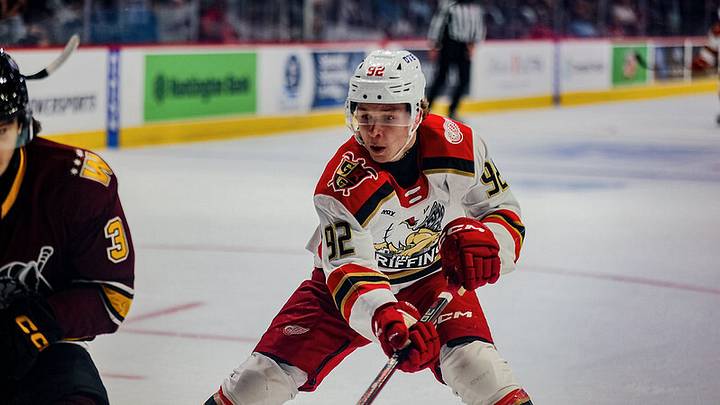 Jesse Kiiskinen is the first Griffins rookie to record four points in a game since Simon Edvinsson in 2023. Jesse Kiiskinen is the first Griffins rookie to record four points in a game since Simon Edvinsson in 2023.