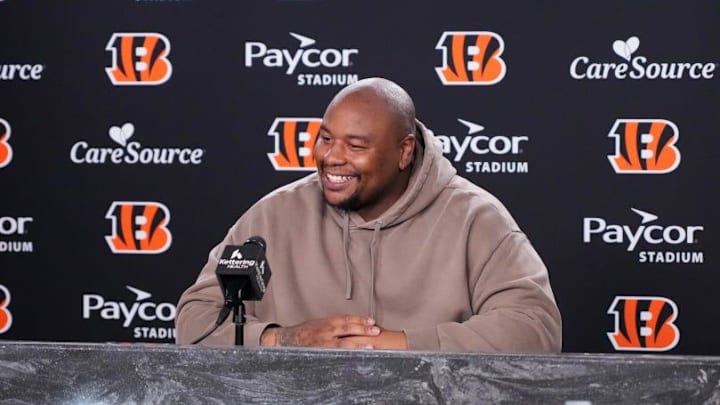 Dexter Lawrence is introduced as a Cincinnati Bengal.