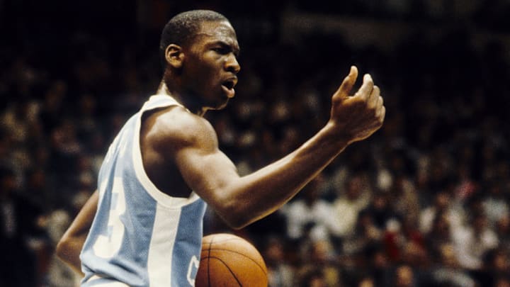 North Carolina Tar Heels guard Michael Jordan