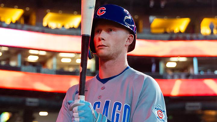Aug 25, 2026; Phoenix, Arizona, USA; Chicago Cubs outfielder Pete Crow-Armstrong against the Arizona Diamondbacks at Chase Field. Mandatory Credit: Mark J. Rebilas-Imagn Images Aug 25, 2026; Phoenix, Arizona, USA; Chicago Cubs outfielder Pete Crow-Armstrong against the Arizona Diamondbacks at Chase Field. Mandatory Credit: Mark J. Rebilas-Imagn Images
