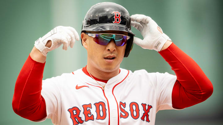 Boston Red Sox outfielder Rob Refsnyder