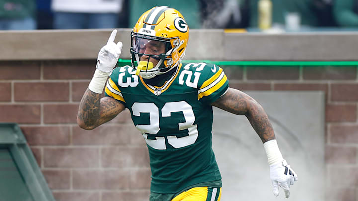 Cornerback Jaire Alexander ahead of the Green Bay Packers' Week 9 matchup with the LA Rams