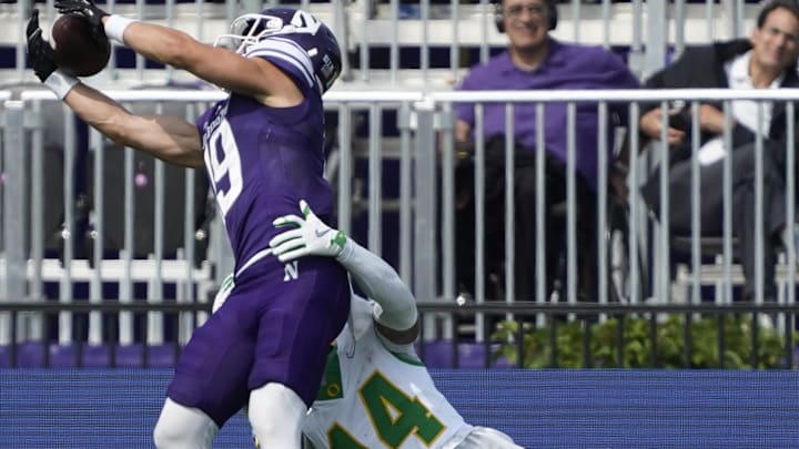The Ducks emptied the bench at Northwestern and gave up two late touchdowns while winning 34-14. It cost them two slots in the AP poll, dropping from NO. 4 to No. 6.