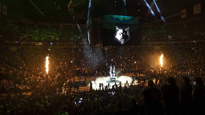 Apr 30, 2026; Minneapolis, Minnesota, USA; A general view of Target Center during Game 6 of the first round of the 2026 NBA Playoffs between the Denver Nuggets and Minnesota Timberwolves at Target Center.