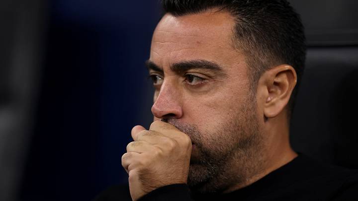 Xavi con el FC Barcelona