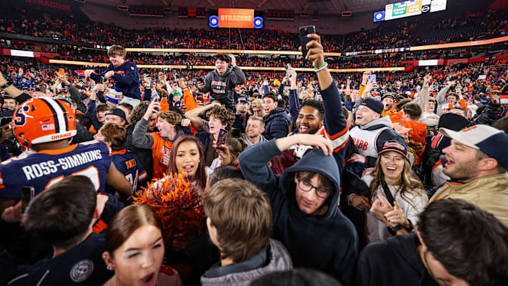 A five-star offensive tackle and a four-star cornerback are visiting Syracuse football this weekend for the Pittsburgh game.