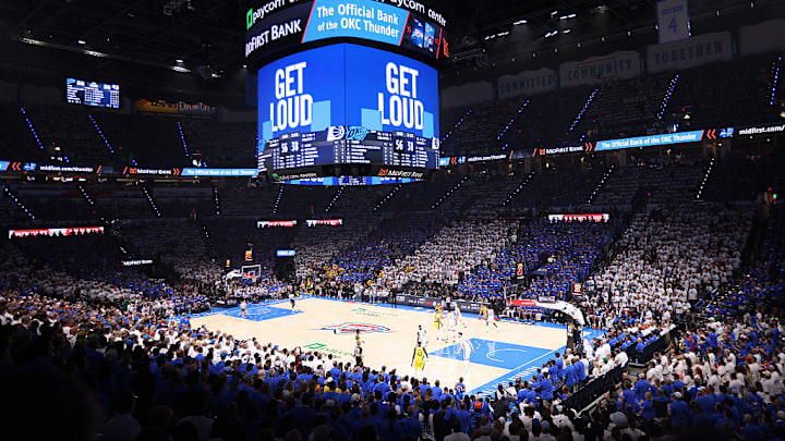 The Paycom Center in Oklahoma City on June 16, 2025.