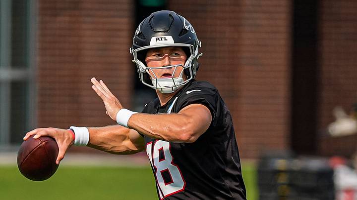 Atlanta Falcons rookie quarterback Jack Strand has looked impressive at training camp. Atlanta Falcons rookie quarterback Jack Strand has looked impressive at training camp.