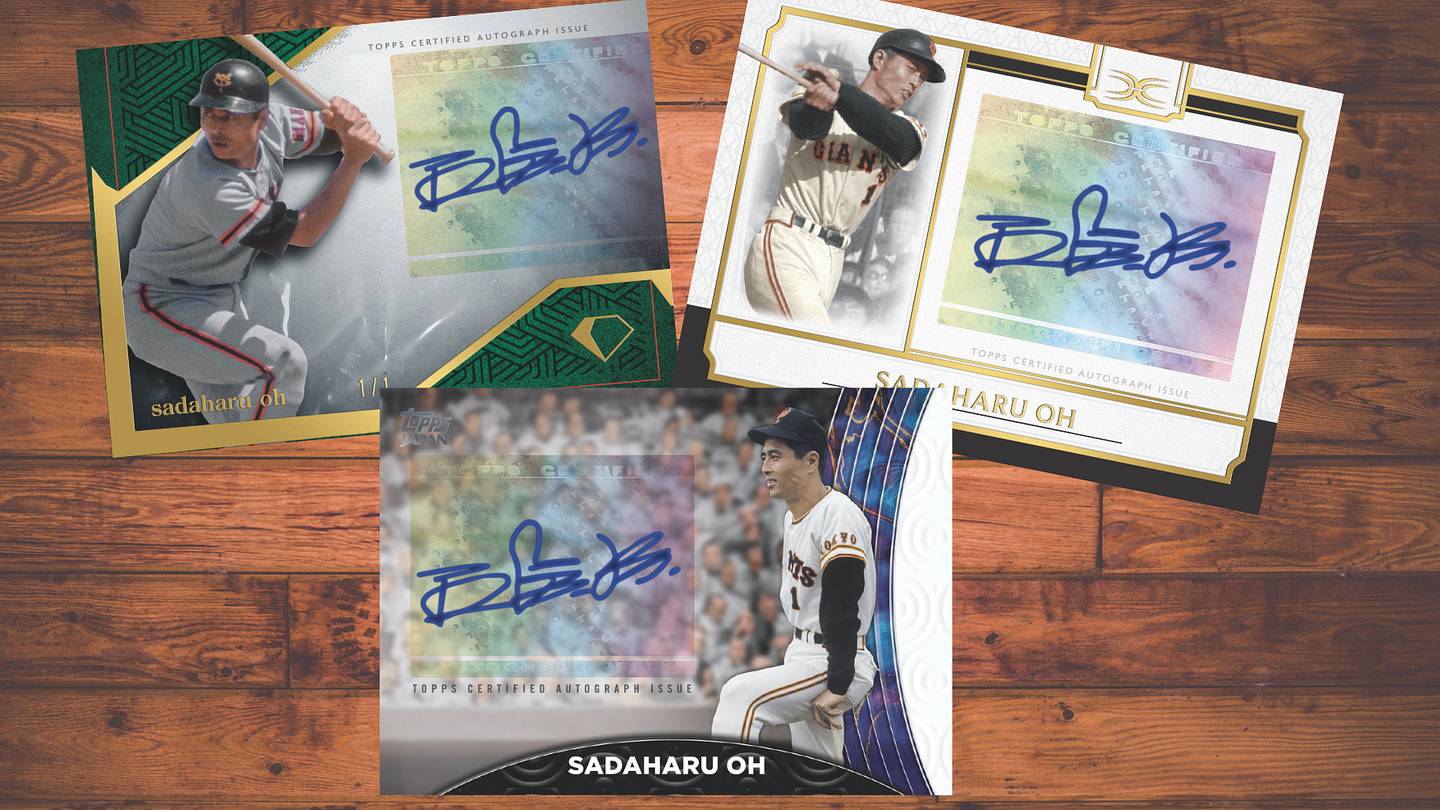 Oh My! 1-of-1 Sadaharu Oh Auto Pulled in 2024 Topps Chrome Update