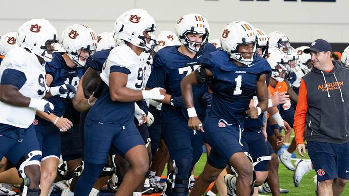Auburn was left out of the preseason top 25 AP Poll, but received three votes of consideration to begin the season. Auburn was left out of the preseason top 25 AP Poll, but received three votes of consideration to begin the season.