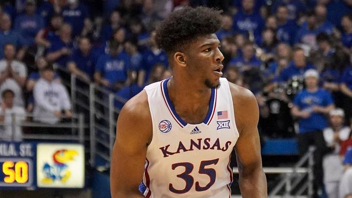 Former Kansas Jayhawks forward Zuby Ejiofor (35) Former Kansas Jayhawks forward Zuby Ejiofor (35)