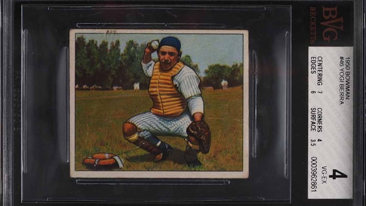 Yogi Berra was a 3-time MVP and 10-time World Series Champion with the New York Yankees, yet his cards are surprisingly affordable. 
