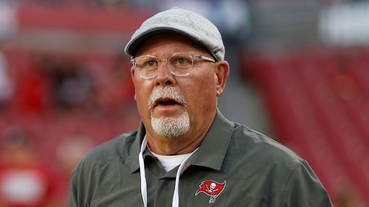 Former Tampa Bay Buccaneers head coach Bruce Arians.