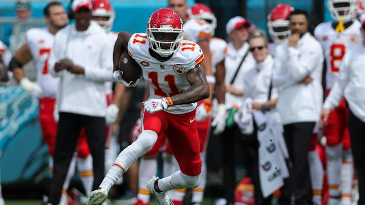 Marquez Valdes-Scantling recorded a season-best 84 yards and a TD in the Chiefs' win