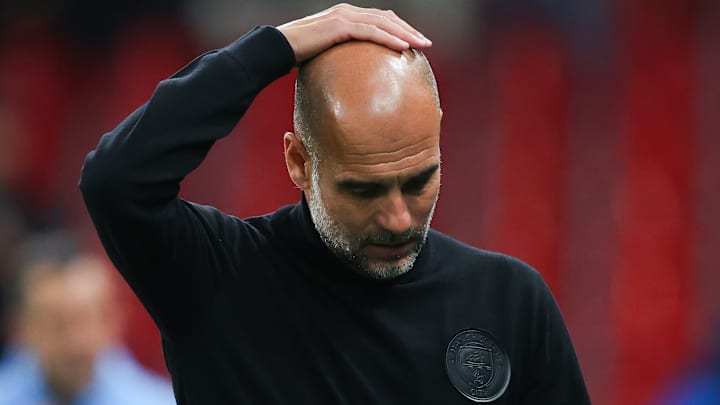 Pep Guardiola a mal vécu la défaite.