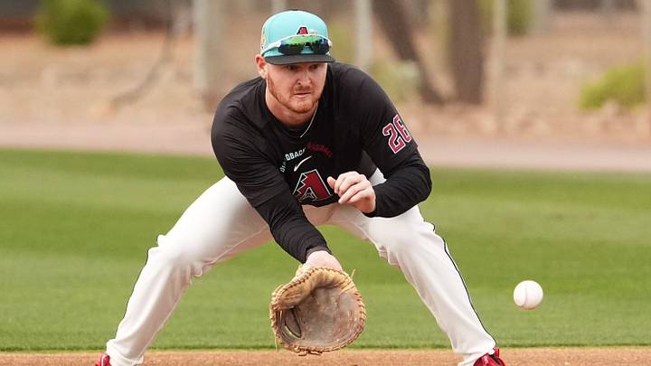 Arizona Diamondbacks' Pavin Smith during spring training workouts at Salt River Fields on Feb. 16, 2026, in Scottsdale. Arizona Diamondbacks' Pavin Smith during spring training workouts at Salt River Fields on Feb. 16, 2026, in Scottsdale.