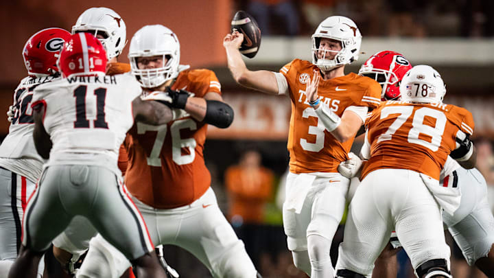 Georgia's win over Texas on Oct. 19 was the most-watched college football game of the 2024 regular season.