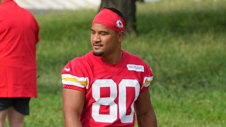 Chiefs wide receiver Jacob De Jesus Chiefs wide receiver Jacob De Jesus