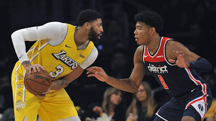 Anthony Davis and Rui Hachimura.