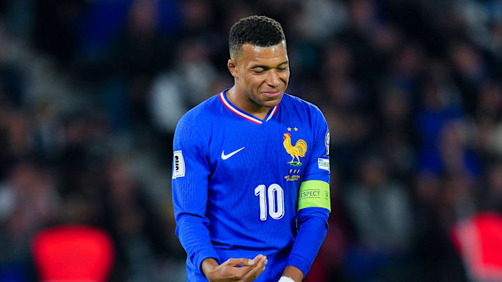 Kylian Mbappé lors de France - Azerbaijan.