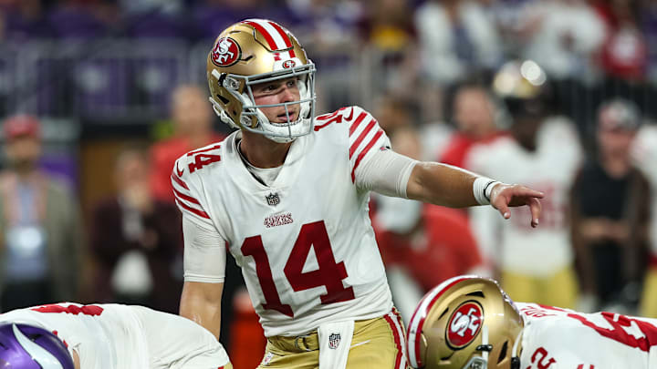 San Francisco 49ers quarterback Brock Purdy (14)