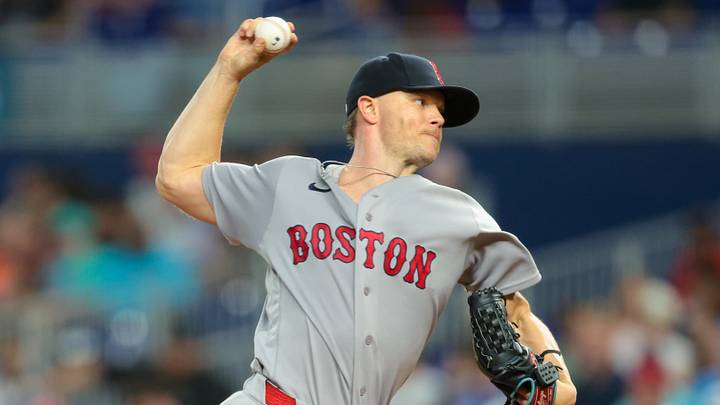 Aug 26, 2026; Miami, Florida, USA; Boston Red Sox pitcher Sonny Gray (54) delivers a pitch against the Miami Marlins during the first inning at loanDepot Park. Mandatory Credit: Sam Navarro-Imagn Images Aug 26, 2026; Miami, Florida, USA; Boston Red Sox pitcher Sonny Gray (54) delivers a pitch against the Miami Marlins during the first inning at loanDepot Park. Mandatory Credit: Sam Navarro-Imagn Images