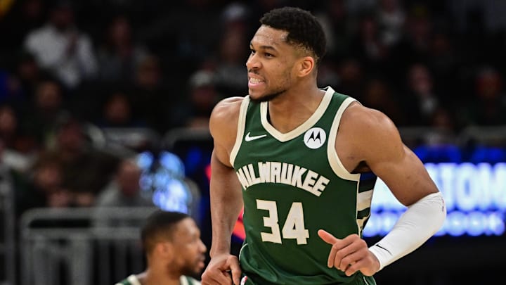Milwaukee Bucks forward Giannis Antetokounmpo is a great prop target on Tuesday.