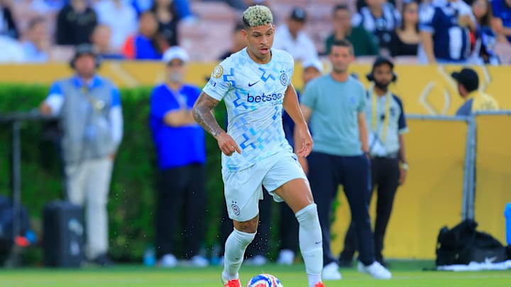 L'ailier brésilien évolue maintenant à l'Inter Milan.