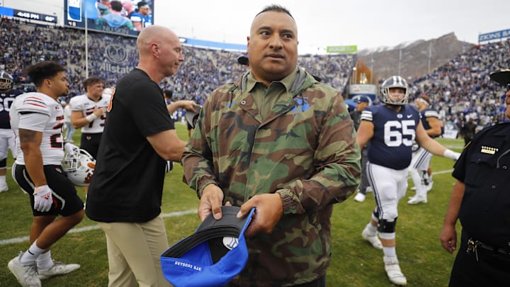 BYU Cougars head coach Kalani Sitake