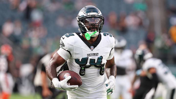Aug 28, 2026; Philadelphia, Pennsylvania, USA; Philadelphia Eagles running back Dameon Pierce (39) before action against the Cincinnati Bengals at Lincoln Financial Field. Aug 28, 2026; Philadelphia, Pennsylvania, USA; Philadelphia Eagles running back Dameon Pierce (39) before action against the Cincinnati Bengals at Lincoln Financial Field.