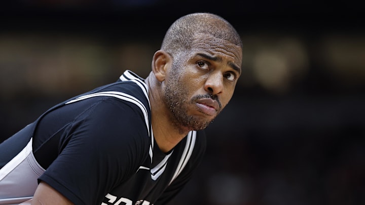 San Antonio Spurs guard Chris Paul.