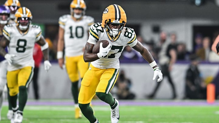 Green Bay Packers wide receiver Romeo Doubs.