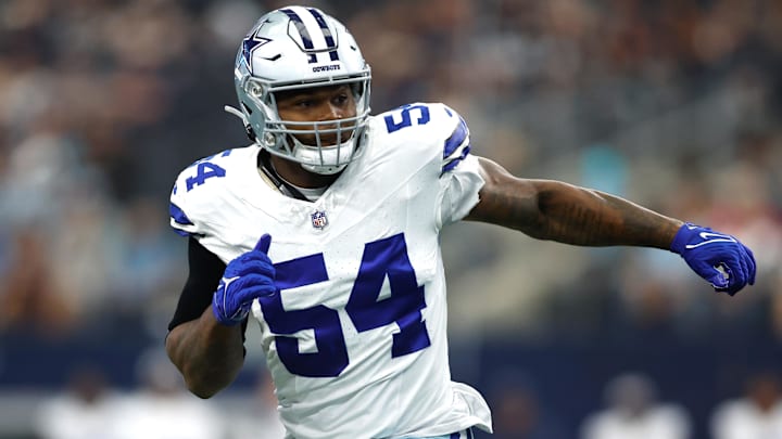 Dallas Cowboys defensive end Sam Williams in game action in the first quarter against the Jacksonville Jaguars. 