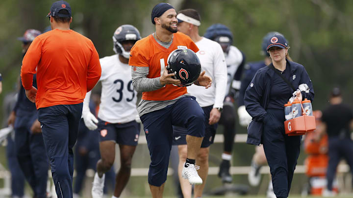 Getting Caleb Williams in lock step with the rest of the offense is job one for the Bears and Ben Johnson when camp starts.