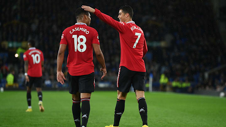 Casemiro e Cristiano Ronaldo foram decisivos contra o Everton
