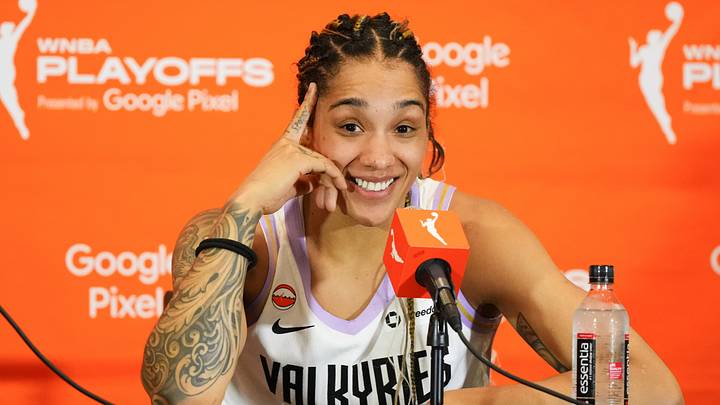 Gabby Williams helped lead the Valkyries to their first WNBA Finals berth just two years into the expansion franchise’s existence. Gabby Williams helped lead the Valkyries to their first WNBA Finals berth just two years into the expansion franchise’s existence.