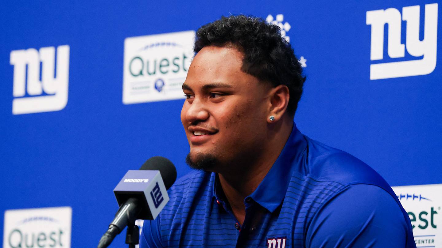 Giants Rookie Francis Mauigoa Reveals His No. 1 Priority Before Training Camp