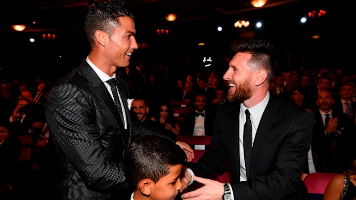 Ronaldo y Messi en la gala de los premios de la FIFA