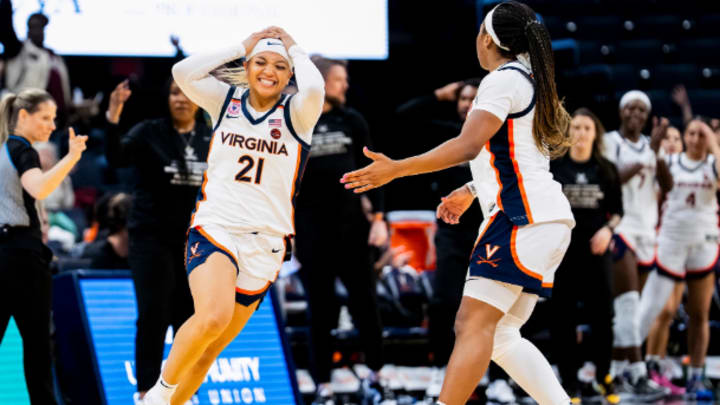 Kymora Johnson celebrates her 71st triple of the season.