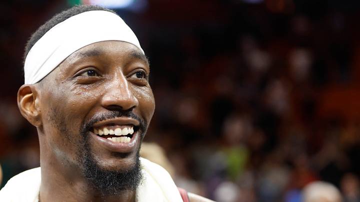 Miami Heat center Bam Adebayo (13) celebrates (Mandatory Credit: Rhona Wise-Imagn Images)