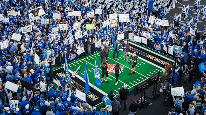 BYU Crowd at Big Noon Kickoff