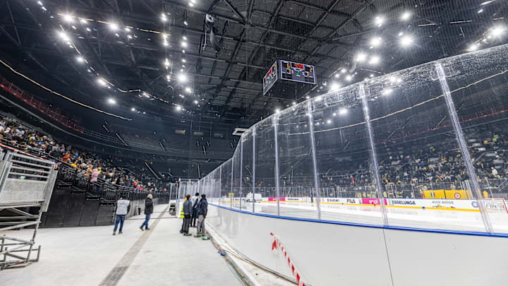 The Inauguration And Test Event In Santagiulia Ice Hockey Arena Of Milano Cortina 2026 Winter The Inauguration And Test Event In Santagiulia Ice Hockey Arena Of Milano Cortina 2026 Winter