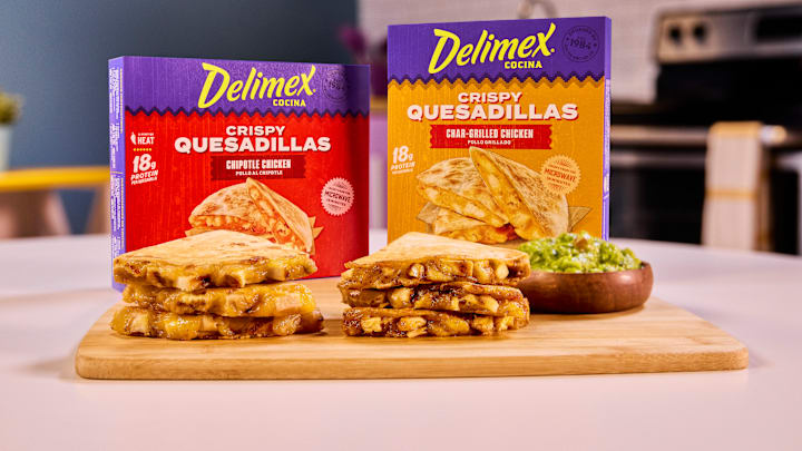 Delimex Crispy Quesadillas Image. 