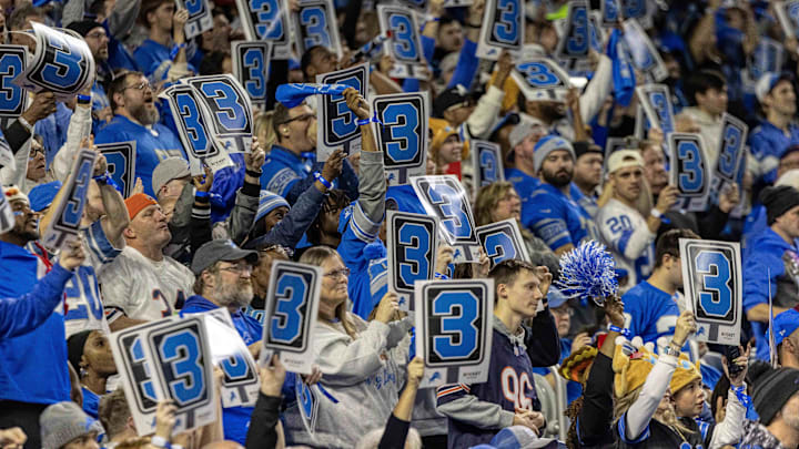 Detroit Lions fans. Detroit Lions fans.