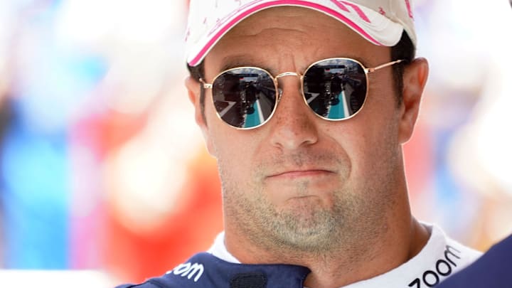 May 4, 2024; Miami Gardens, Florida, USA; Red Bull Racing driver Sergio Perez (11) on the grid before the F1 Sprint Race at Miami International Autodrome. Mandatory Credit: John David Mercer-USA TODAY Sports May 4, 2024; Miami Gardens, Florida, USA; Red Bull Racing driver Sergio Perez (11) on the grid before the F1 Sprint Race at Miami International Autodrome. Mandatory Credit: John David Mercer-USA TODAY Sports
