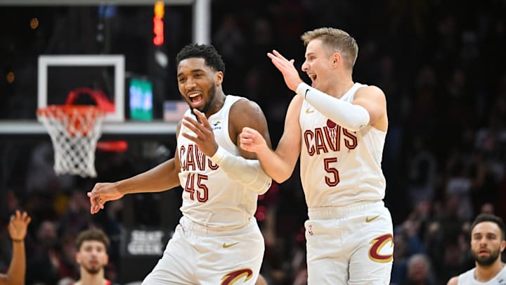 Donovan Mitchell and Sam Merrill, Cleveland Cavaliers